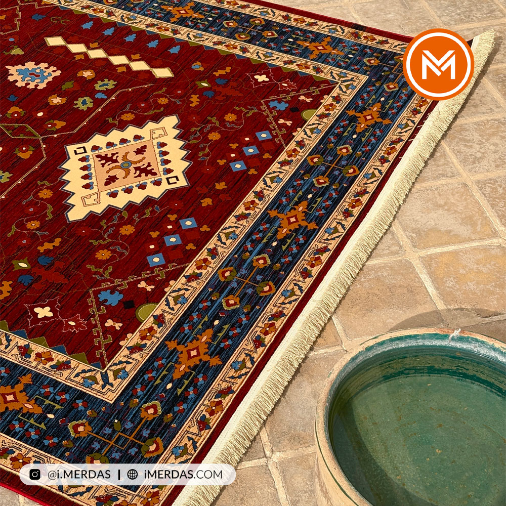 فرش گبه سلطان زمینه روناسی